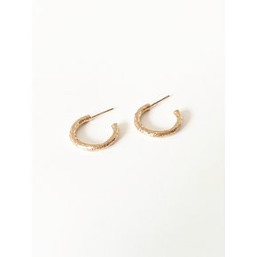 Branch ring earring (gold)