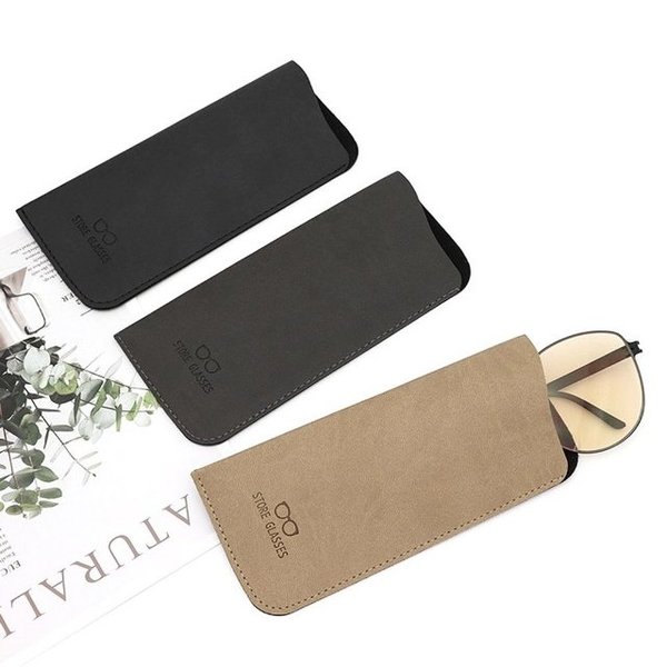 고급 안경집 선글라스 무지 가죽 데일리 패브릭 안경케이스 (WFJ3MLS)