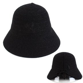 Basic Backopen Black Paper Bucket Hat 여름버킷햇