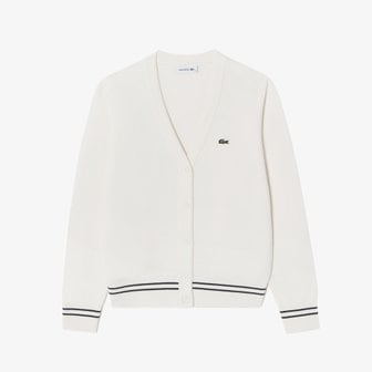 라코스테 [시흥점] 여성 베이직 버튼 Y 가디건 AF929E-54N