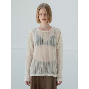 Mohair See-through Knit_IVORY