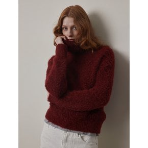 Hairy Alpaca Warm Turtle-neck Knit