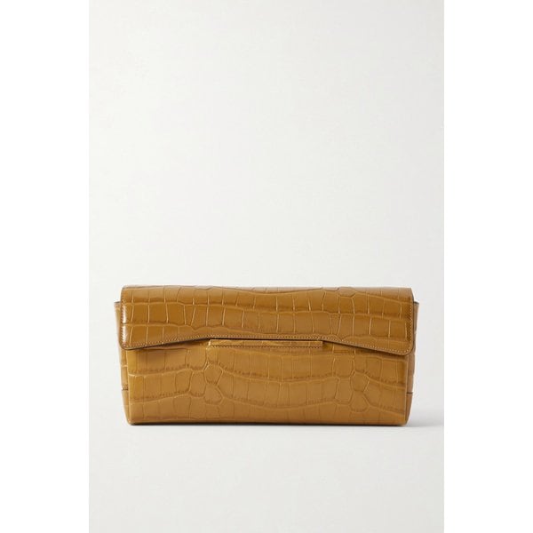 크로크 엠보스드 가죽 클러치 46376663162980142