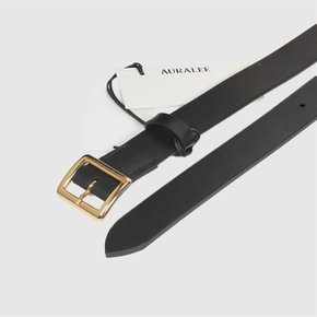 남여 공용 블랙 스퀘어 버클 벨트 A25SB05RP BLACK [ORA001]