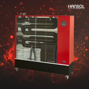 화목난로 펠릿 펠렛 돈풍기 대형 튜브히터 공장 창고 곱창난로 HDP-F220
