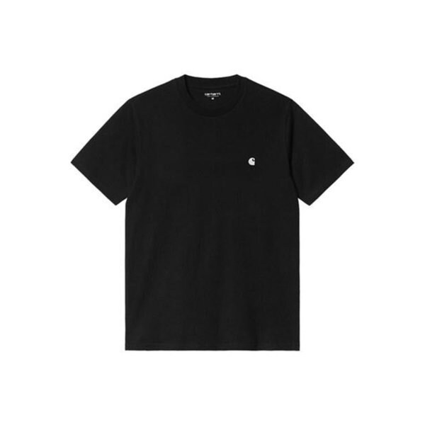 26SS 칼하트 WIP 숏슬리브 매디슨 티셔츠 I033000 0D2XX BLACK WHITE DOM