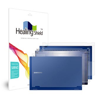 Healing Shield 삼성 갤럭시북 플렉스 NT950QCG 무광 외부보호필름 3종세트