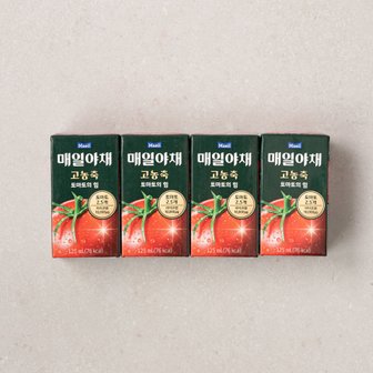 매일 [매일유업]야채 고농축 토마토의 힘 125ml*4