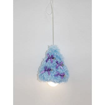 유라이크홈 당일발송 Gift box) 트리 퍼 램프 tree fur lamp - Sky blue