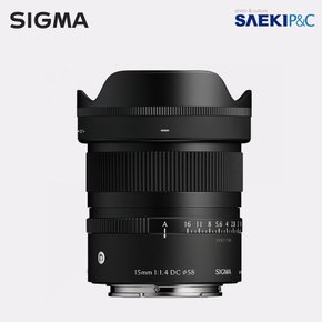 (봉인씰) SIGMA C 15mm F1.4 DC 소니 E (정품)