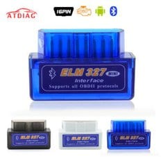 V2 1 슈퍼 미니 ELM327 블루투스 OBD2 무선 ELM 327 다국어 작동 안드로이드 및 PC