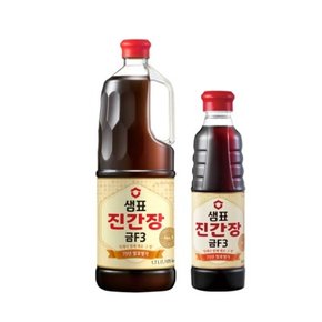 샘표 간장 진간장 금F3 1.7L 2개+500ml 2개