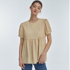 Any ShortSleeve Blouse Beige