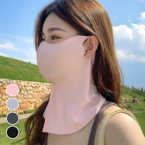 [1+1] 3D 넥커버 자외선차단 골프 마스크 새부리형