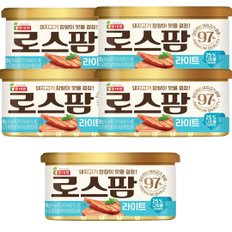 (롯데햄) 로스팜97 라이트 200g(5캔) 압도적인 돼지고기함량