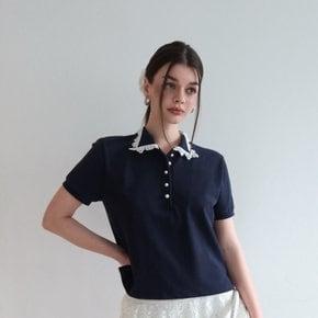 진주 카라 티셔츠