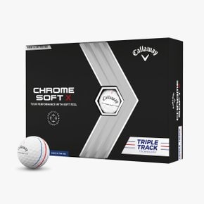 [정품] Callaway CHROME SOFT (CHROME SOFT X) TRIPLE TRACK 크롬 소프트 트리플 트랙 골프공