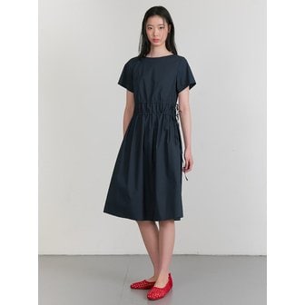 구호 플러스 Shirring Long Dress  Navy (KE5571M01R)