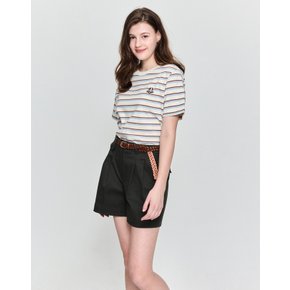 [25SS] [HAZZYS HARRY] 반팔 스트라이트 티셔츠 아이보리 HSTS5BL52IV