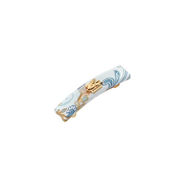 WF6B0003AA046 X0881 플로럴 페이즐리 실크 헤어핀 헤어클립