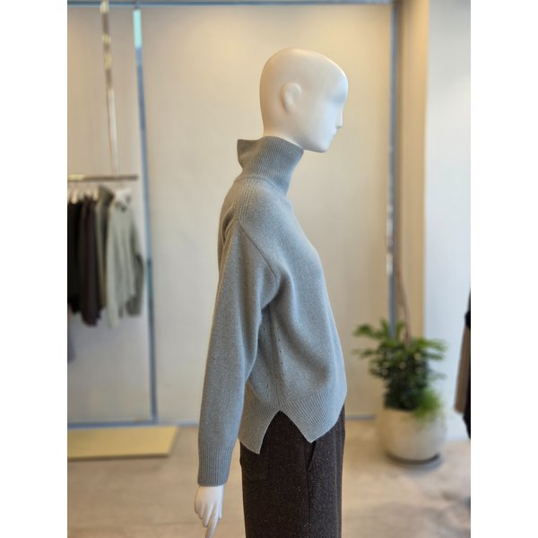 [여주점] [더 아이잗] 여성 라쿤폭스 울혼방 보카시하이넥 SLXM(IRCA1PO211)