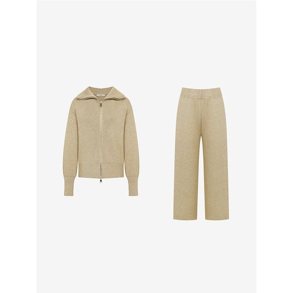 투웨이 니트 집업 + 니트 팬츠 SET (VMOCA1904)