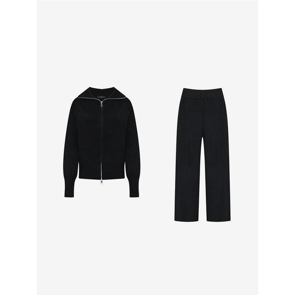 투웨이 니트 집업 + 니트 팬츠 SET (VMOCA1904)