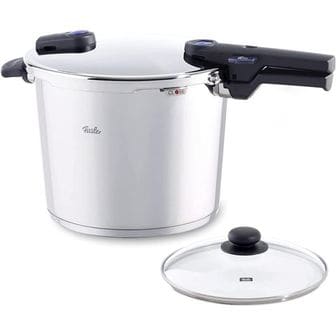  일본 휘슬러 압력솥 Fissler vitaquick Pressure Cooker Set 10.6 Quart with Glass Lid 스테인