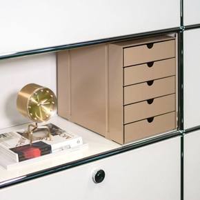[USM 공식수입원] USM Inos Box Set C4 With 5 Closed Trays (14 Colors)