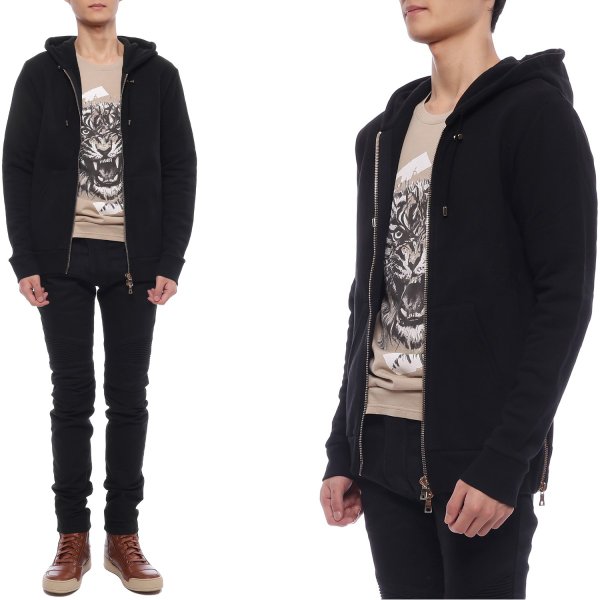 [부산점] 남성 타이거 프린트 후드집업 (W7H6643 I055 176)