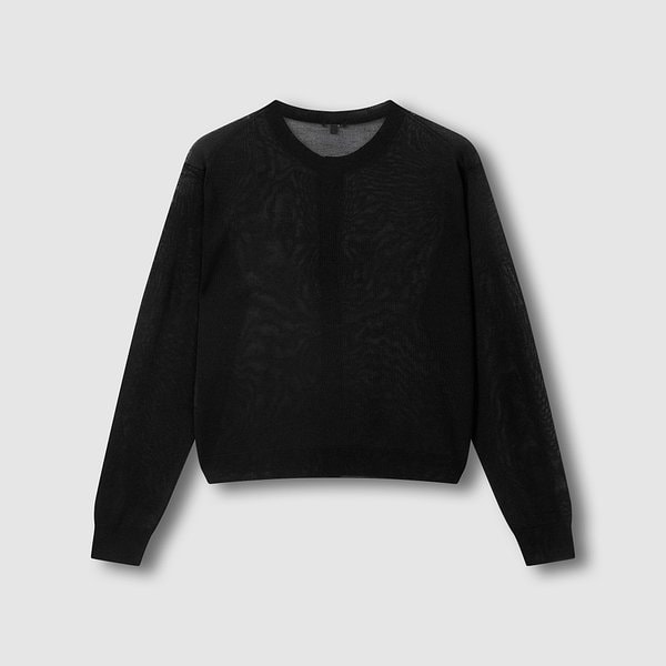 여 시어 긴팔 가디건 J116204007099