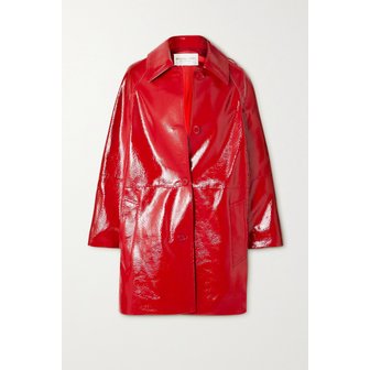 마이클코어스 Patent-leather Coat 레드
