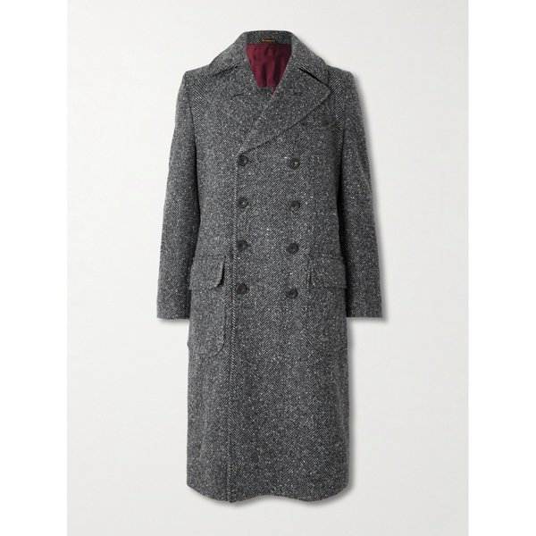 루비나찌 더블브레스트 벨티드 울 캐시미어 블렌드 코트 46376663163002637