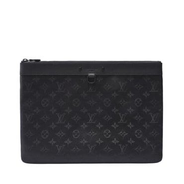 LOUIS VUITTON [중고명품] 루이비통 블랙 카프스킨 모노그램 쉐도우 디스커버리