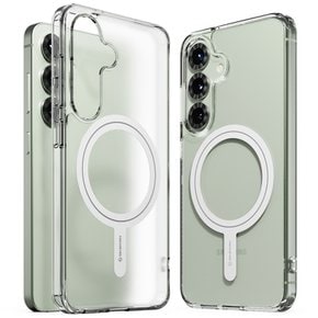 갤럭시 S25 플러스 S25울트라 엣지 맥세이프 M 에어클로 투명 슬림 마그네틱 케이스