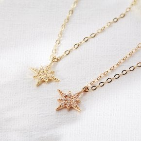 14K GOLD 루미너스 스타 목걸이 2colors