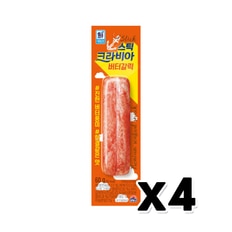  사조대림 스틱크라비아 버터갈릭 맛살 60g x 4개