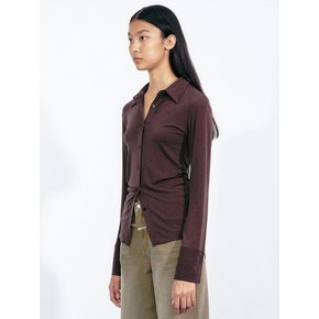 Intimate Slim Shirt (Espresso)