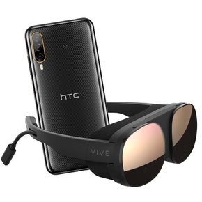 HTC SIM VR 디자이어 22 프로+VIVE 플로우 99HATD007-00 MP022 무료 스마트폰 안경 세트 다크