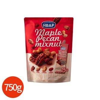 NS홈쇼핑 HBAF 메이플 피칸 믹스넛 30g x 25봉[34171917]