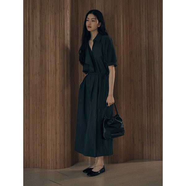 DARME STRAP LONG DRESS_2COLORS