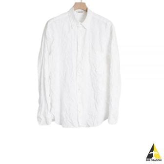 오라리 오라리 24 WRINKLED WASHED FINX TWILL SHIRT white (A24SS02FW) (링클 워시드 핀스 트