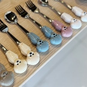 파스텔 캔디 비숑 스푼 (5color)