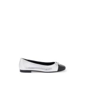 Flat shoes 154309 SILVER PERFECT BLACK