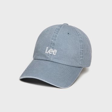 LEE 스몰 트위치 로고 피그먼트 볼캡 애쉬 블루 LE2501CA02AB