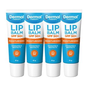 Dermal Therapy 더말테라피 립밤 SPF50 10g 4팩