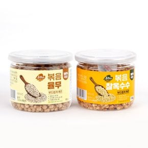 [영월농협] 동강마루 2종 볶음곡물 찰옥수수100g(1통)+율무80g(1통)