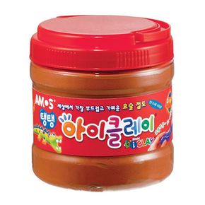 아모스 탱탱 아이클레이 대용량 버킷 400g 갈색