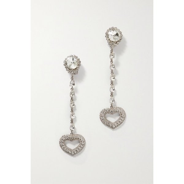 실버 톤 크리스털 클립 이어링 1647597299308749