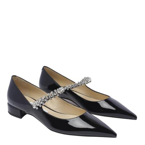 [해외배송] 24 F/W BING PUMP FLAT/PATBLACK 지미추 빙 펌프스 플랫슈즈 B0011175820